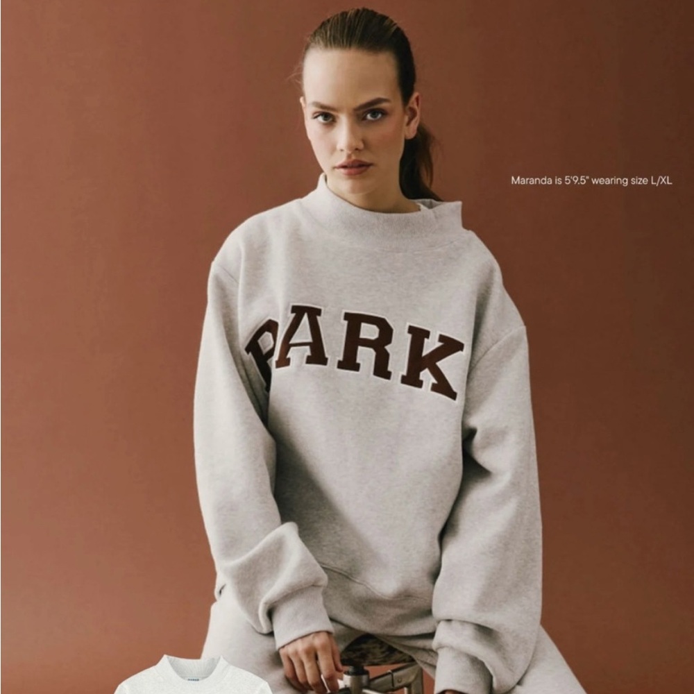 Gray PARKE Women's Crew Neck Sweater